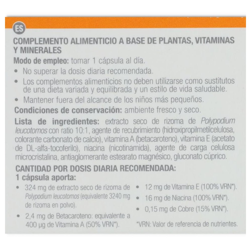 Betacaroteno Complex 30 cap Natysal