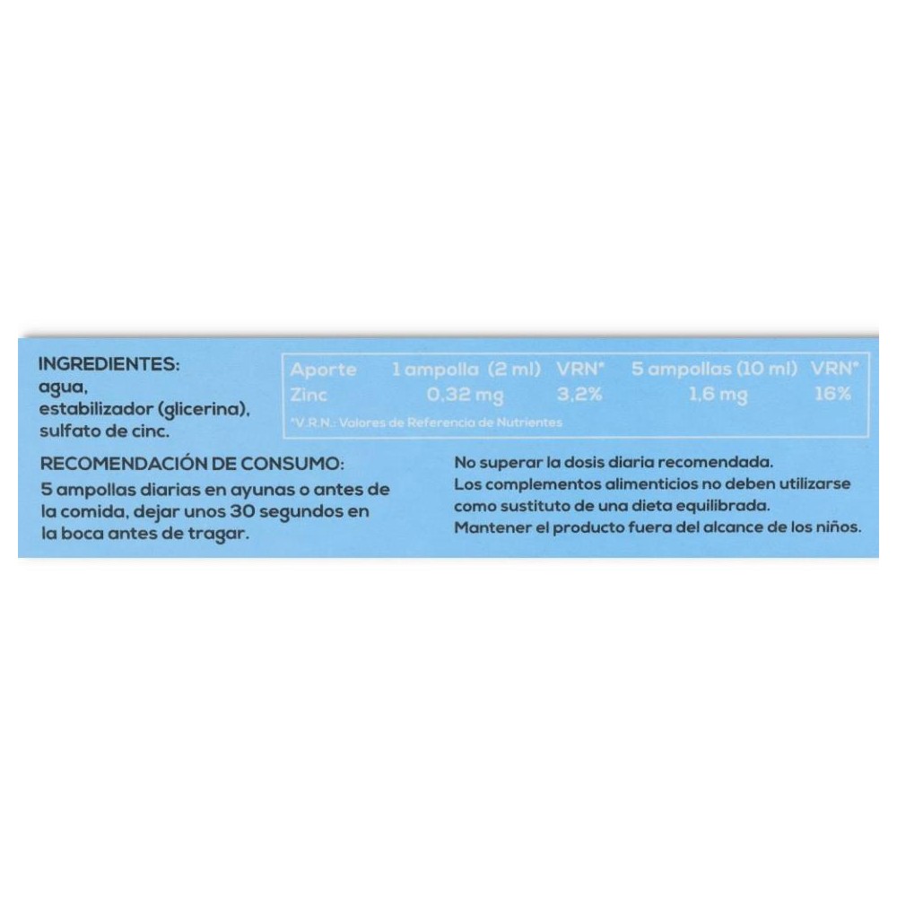 Plantis Biligo 3 Zinc 20 amp de 2 ml