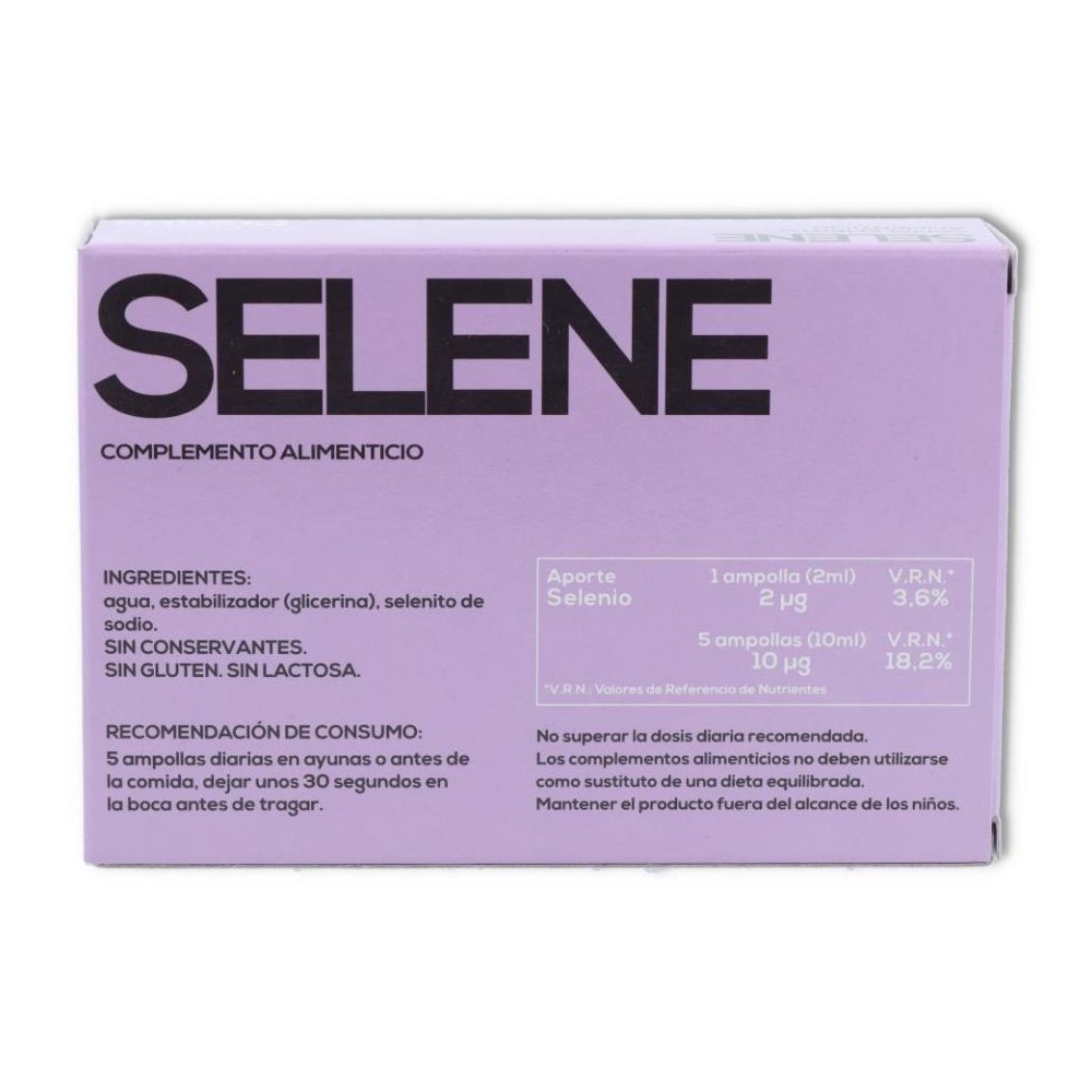 Selenio 20 ampo de 2 ml Plantis
