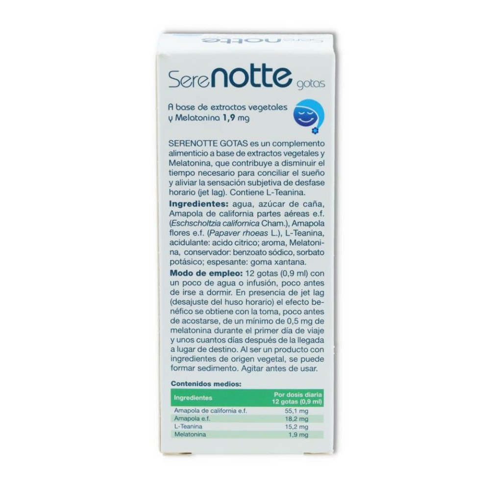 Melatonina 1 9 mg 50 ml Serenotte Specchiasol