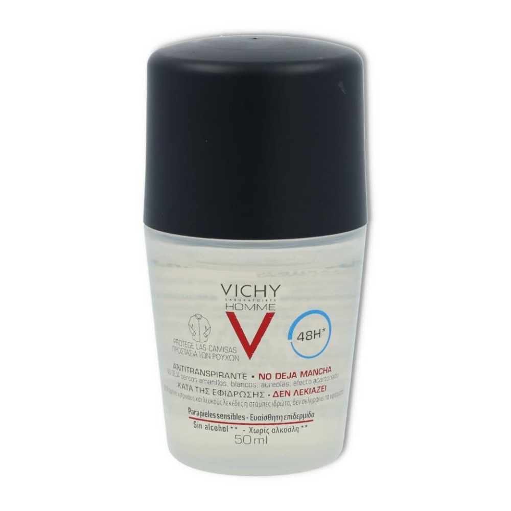 DESODORANTE HOMBRE no manchas  VICHY 48 HORAS