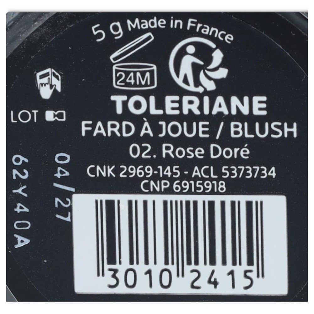 Toleriane Blush 02 Rose Dore Roche Posay