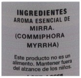 Ritual Esencia Mirra 10 ml Trinidad