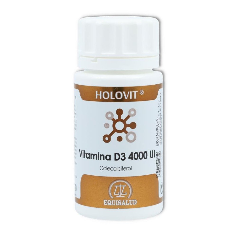 Holovit vitamina D3 4000 ui 50 caps Equisalud