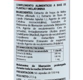 Holomega Melatonina con Lupulo y Melisa 50 cap