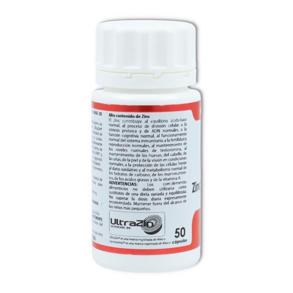 Holomega Zinc Liposomado 50 cap Equisalud