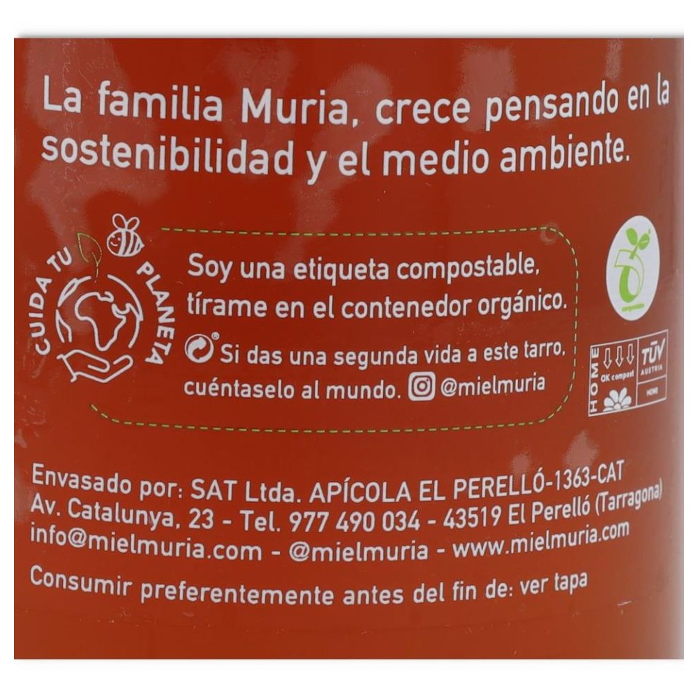 Miel de Flores Bio 470 gr Muria