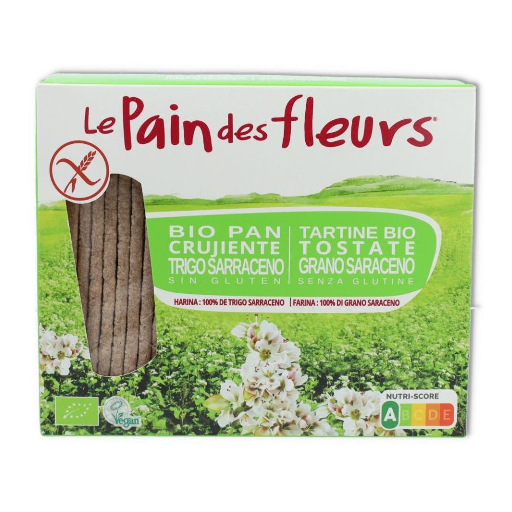 pan de flores sarraceno 150 gr le pain des fleurs