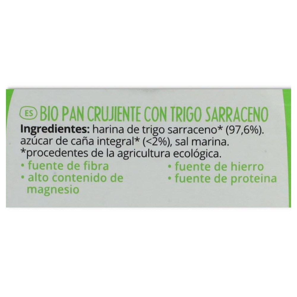 pan de flores sarraceno 150 gr le pain des fleurs