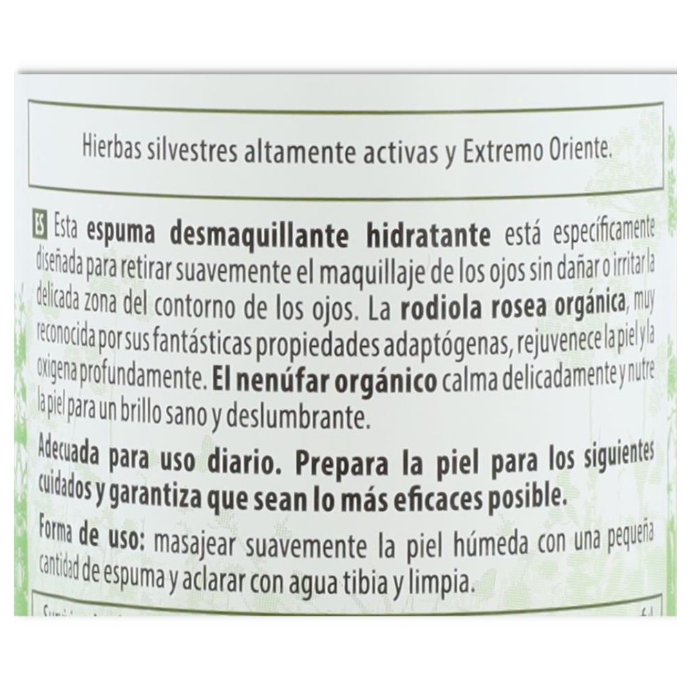 Espuma Desmaquillante Sensible 170 ml Natura Siber