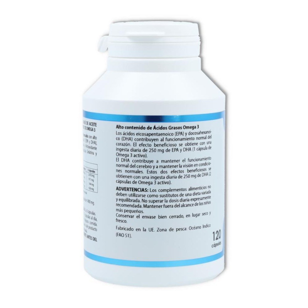 Omega 3 Activo 120 cap Equisalud