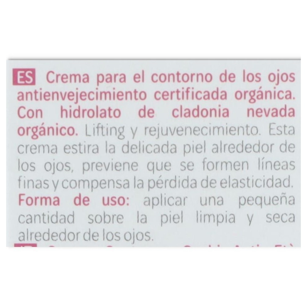 Contorno Ojos Lifting 30 ml Natura Siberica