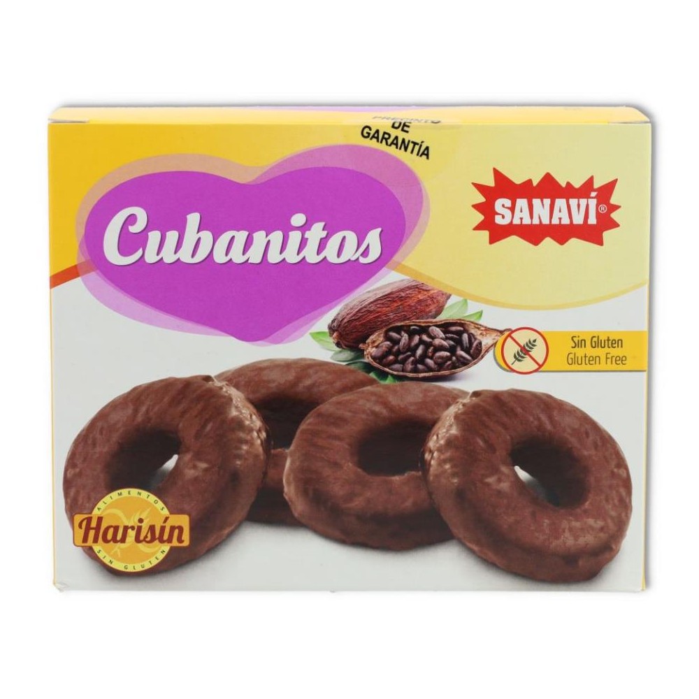 Cubanitos Roscos Chocolate 150 gr Sanavi