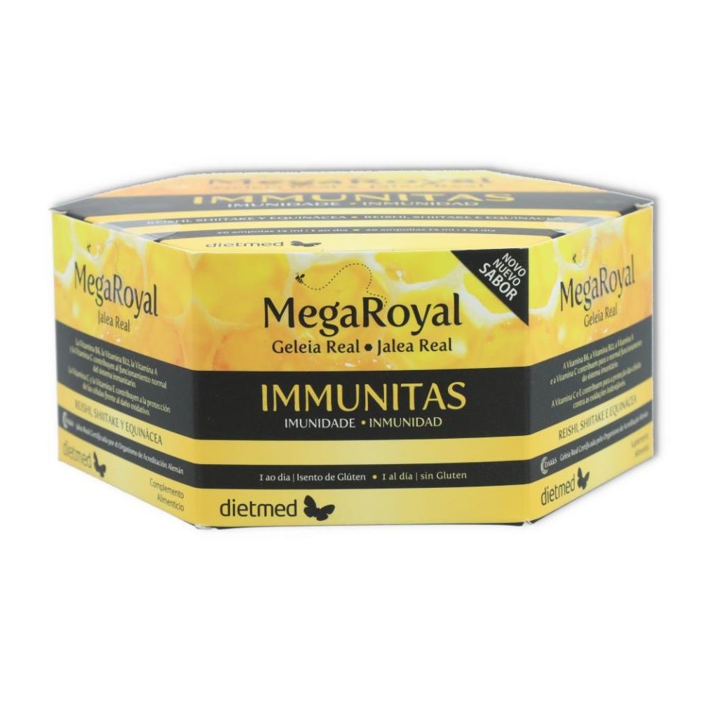 Mega royal Inmunitas 20 ampollas Dietmed