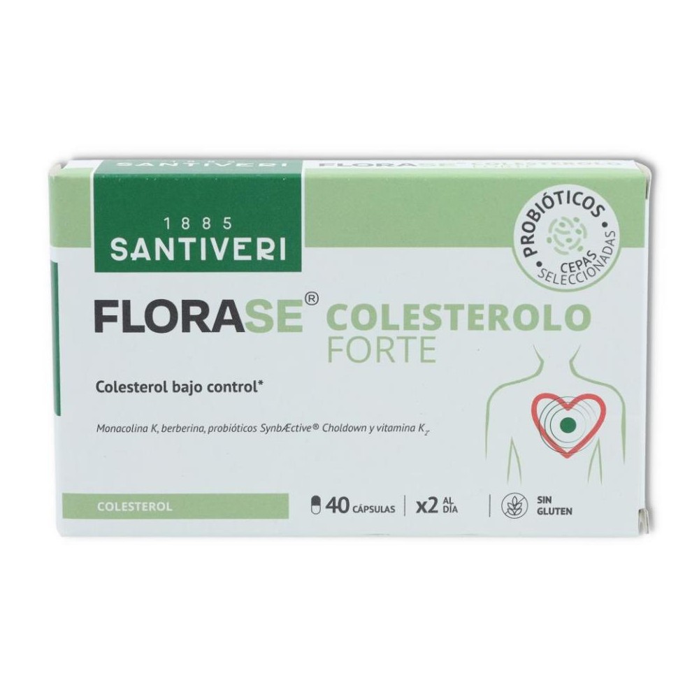 Florase Colesterolo Forte 40 cap Santiveri