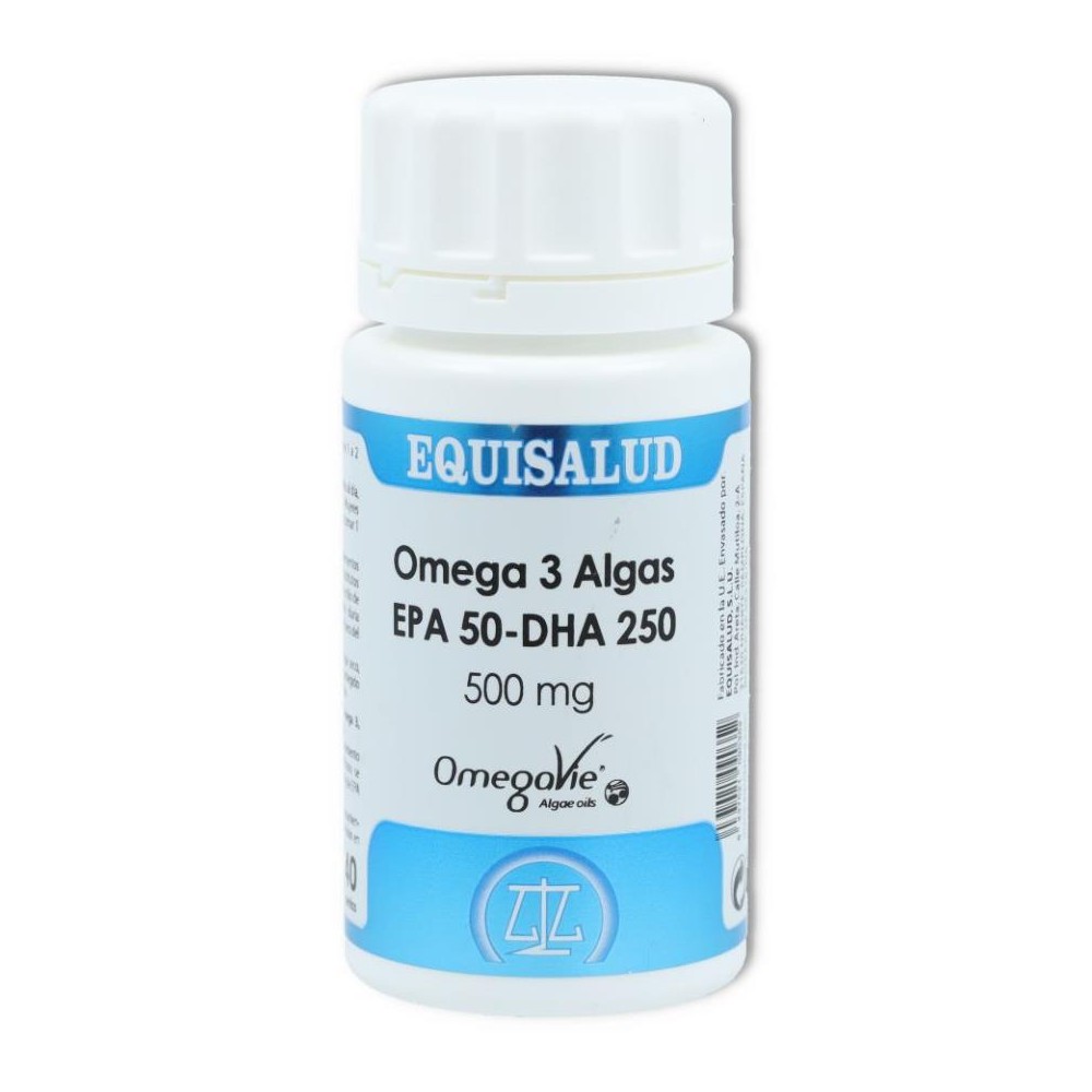 Equisalud Omega 3 Algas Epa 50 Dha 250 40 cap 