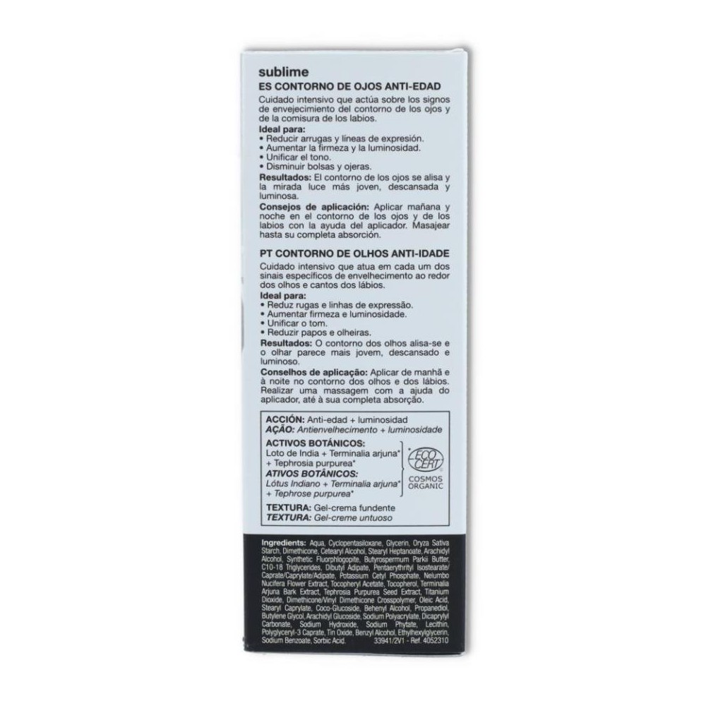 Sublime Contorno de Ojos 15 ml Bella Aurora