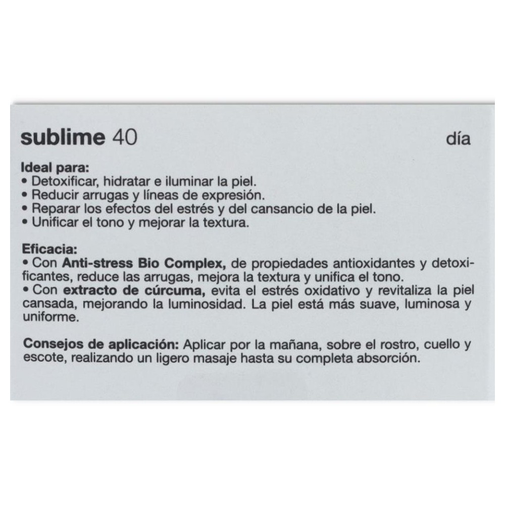 Sublime 40 de día SPF 20 50ml Bella Aurora