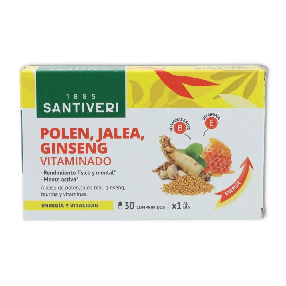 Polen Jalea y Ginseng 30 comp Santiveri