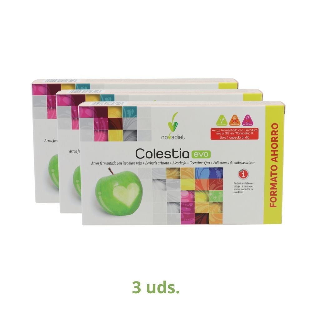 Novadiet Pack 3 Cajas Colestia 60 comprimidos