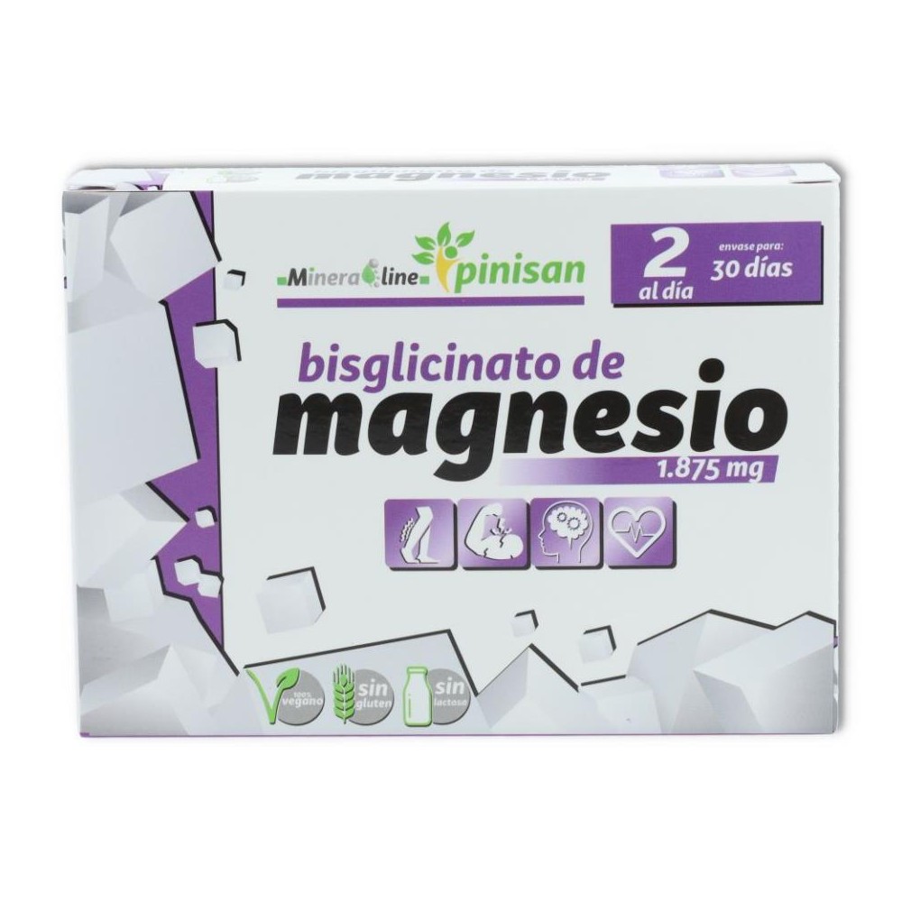 Pinisan Bisglicinato de Magnesio 60 comprimidos 