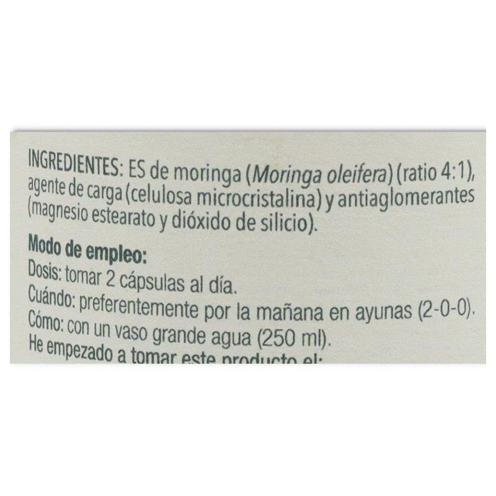 Herbora Moringa 60 cápsulas