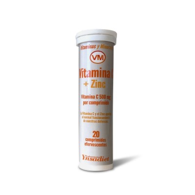 Ynsadiet Vitamina C + Zinc 20 comprimidos efervescentes Ynsadiet - 1