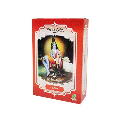 Radhe Shyam Henna Caoba Polvo 100 gramos Radhe shyam - 1