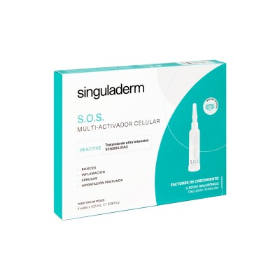 Singuladerm SOS Reactive 4 viales Singuladerm - 1