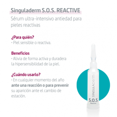 Singuladerm SOS Reactive 4 viales Singuladerm - 2