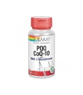 Solaray PQQ Coq-10 30 cápsulas