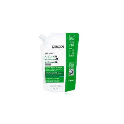 Dercos Recarga Champú Caspa Grasa 500 ml Vichy - 1