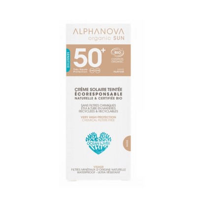 Alphanova Crema Solar Color Claro Nude SPF50 50 ml Alphanova - 1