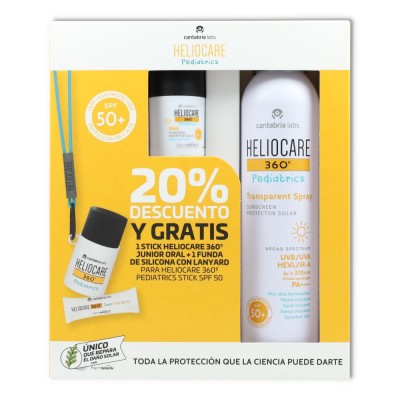 Cantabria Pack 24 Heliocare Pediatrico Stick + Spray SPF 50