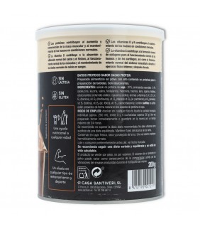 Protein 90 Instan Cacao 200 gramos Santiveri