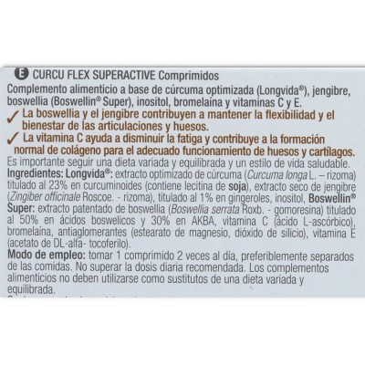 Curcu Flex Superactive 48 comprimidos