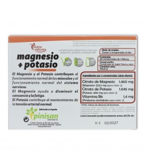 Pinisan Magnesio + Potasio 60 comprimidos