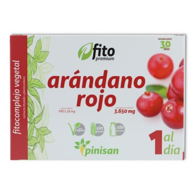 Fito Premium arándano rojo 30 cápsulas Pinisan