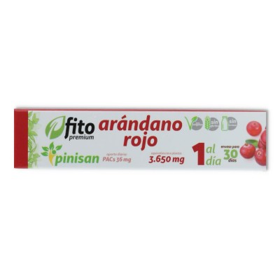 Fito Premium arándano rojo 30 cápsulas Pinisan