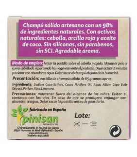 Pinisan Champú Sólido Revitalizante 65 gramos