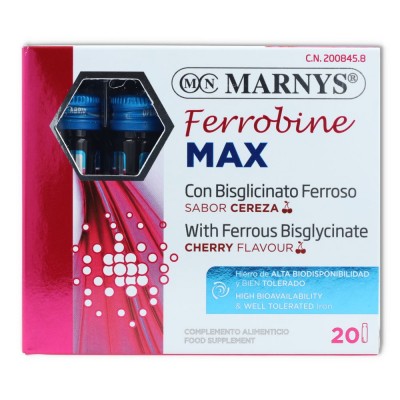 Ferrobine Max 20 viales Marnys