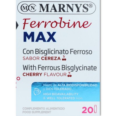 Ferrobine Max 20 viales Marnys