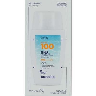 Sensilis Protector Solar Allergy Fluido 100 Spf 50 40 ml