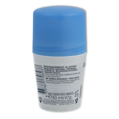 Desodorante Mineral Tolerancia óptima 48h Piel sensible 200 ml Vichy