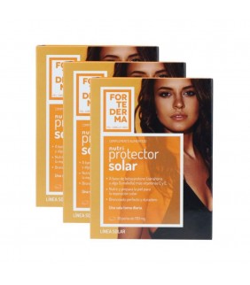 Herbora Pack 3 Cajas Nutri Protect Solar 30 cap 1u