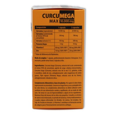 Cúrcumax Complex 10.000 Mg 60 cápsulas Dietmed