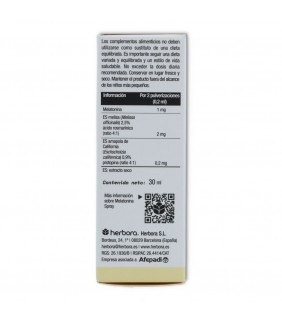 Herbora Pack 3 Botes Melatonina Spray 30 ml 1 unidad