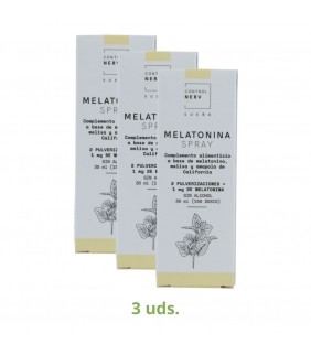 Herbora Pack 3 Botes Melatonina Spray 30 ml 1 unidad