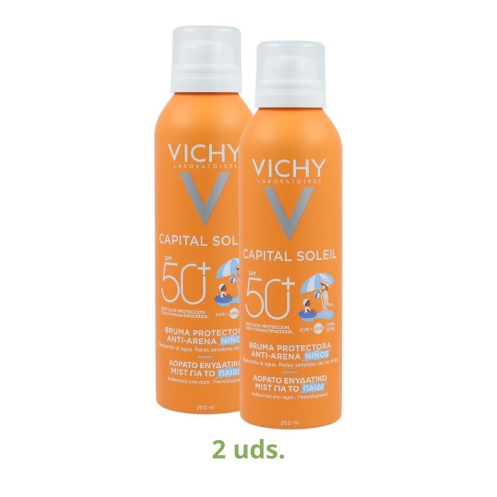 Vichy Pack 2 botes Bruma Anti Aren Niño SPF 50 1 u