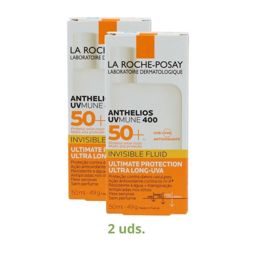 Roche Pack 2 botes Antheli Fluido SPF 50 50 ml 1 u